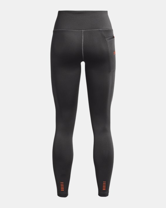 Women's UA OutRun The Cold Tights, Gray, pdpMainDesktop image number 6